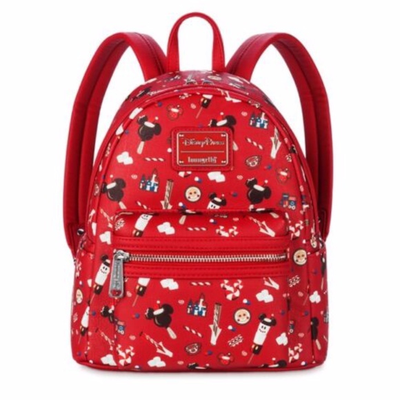 Disney Loungefly Handbags - Loungefly Disney Red Backpack